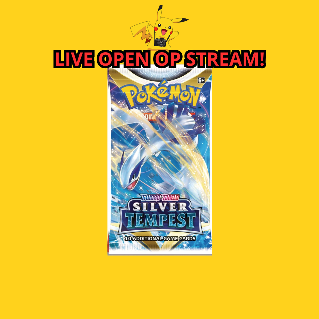 Pokémon Sword & Shield: Silver Tempest Boosterpack Livestream