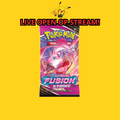 Pokémon Sword & Shield Fusion Strike Boosterpack Livestream