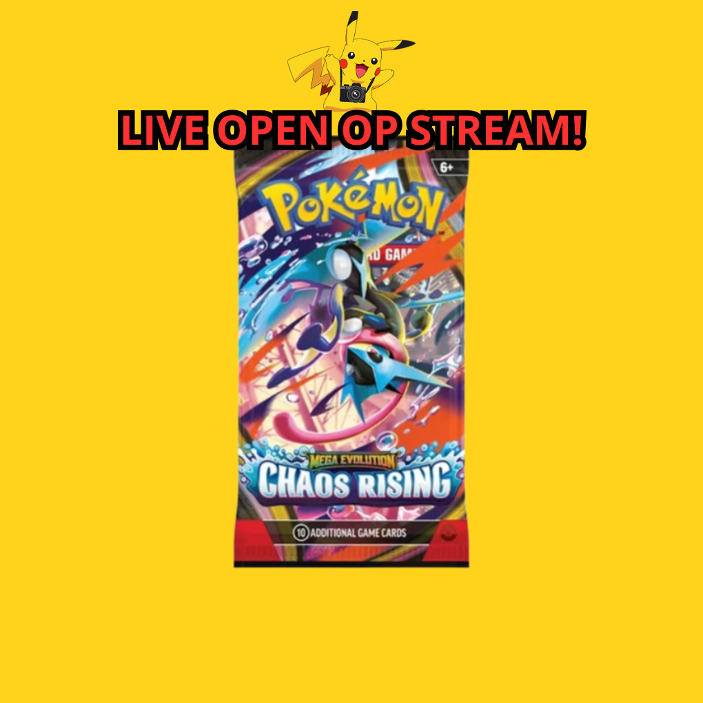 Pokémon Chaos Rising Booster Pack Livestream