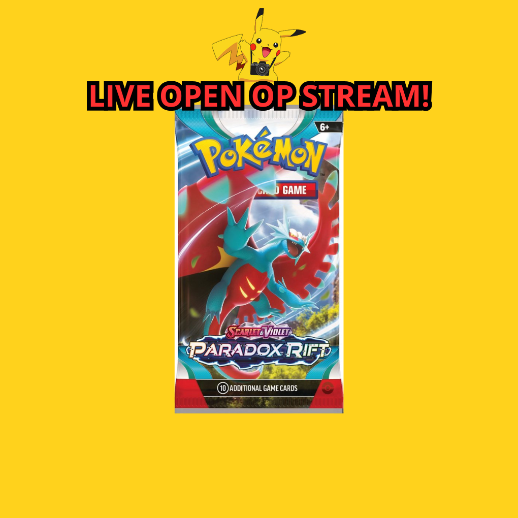Pokémon Scarlet & Violet: Paradox Rift Booster Pack Livestream