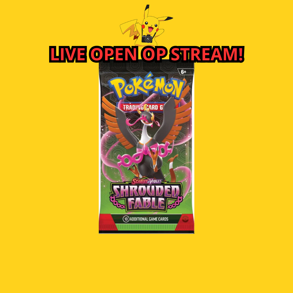Pokémon Scarlet & Violet Shrouded Fable Boosterpack Livestream